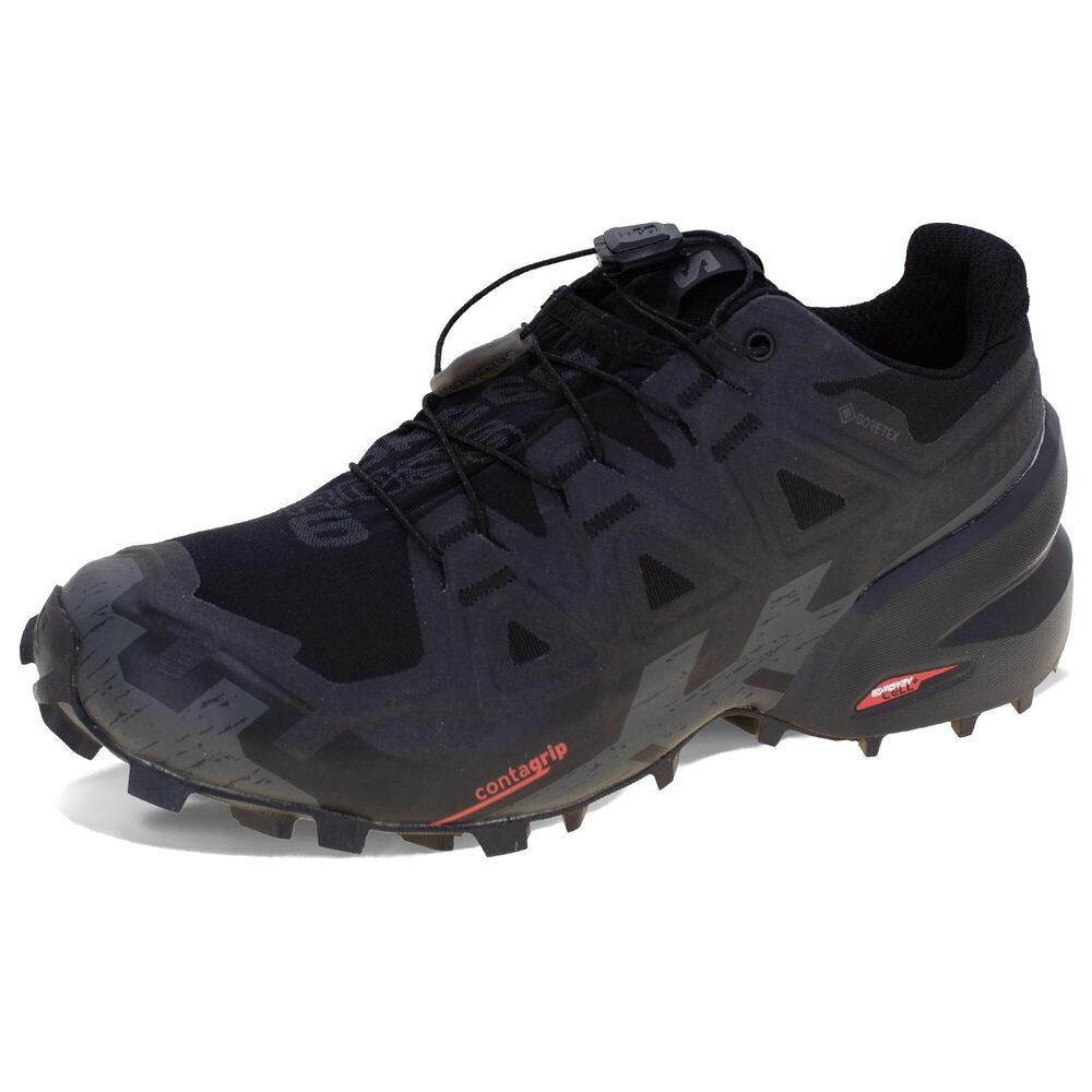 Salomon Womens Speedcross 6 GTX Black/Black/Phantom 8 Medium